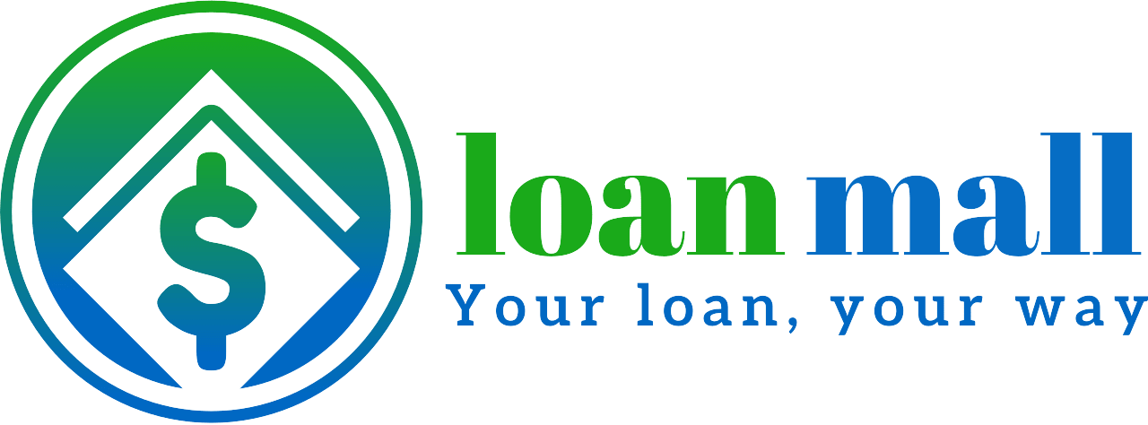 loan mall finance logo and sloga